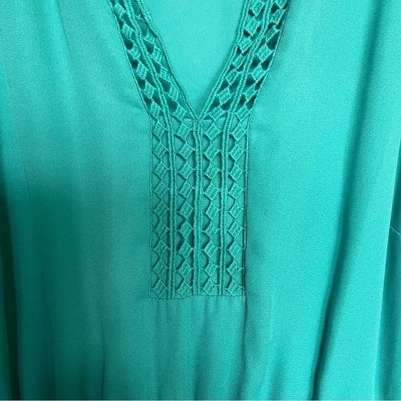 Pixley Stitch Fix Bogota Dress Green Embroidered XS - Picture 5 of 10